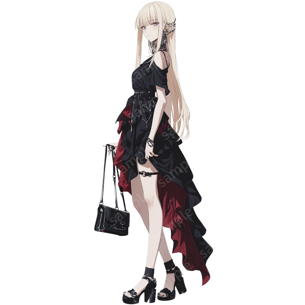 立ち絵素材 3枚セット 女の子