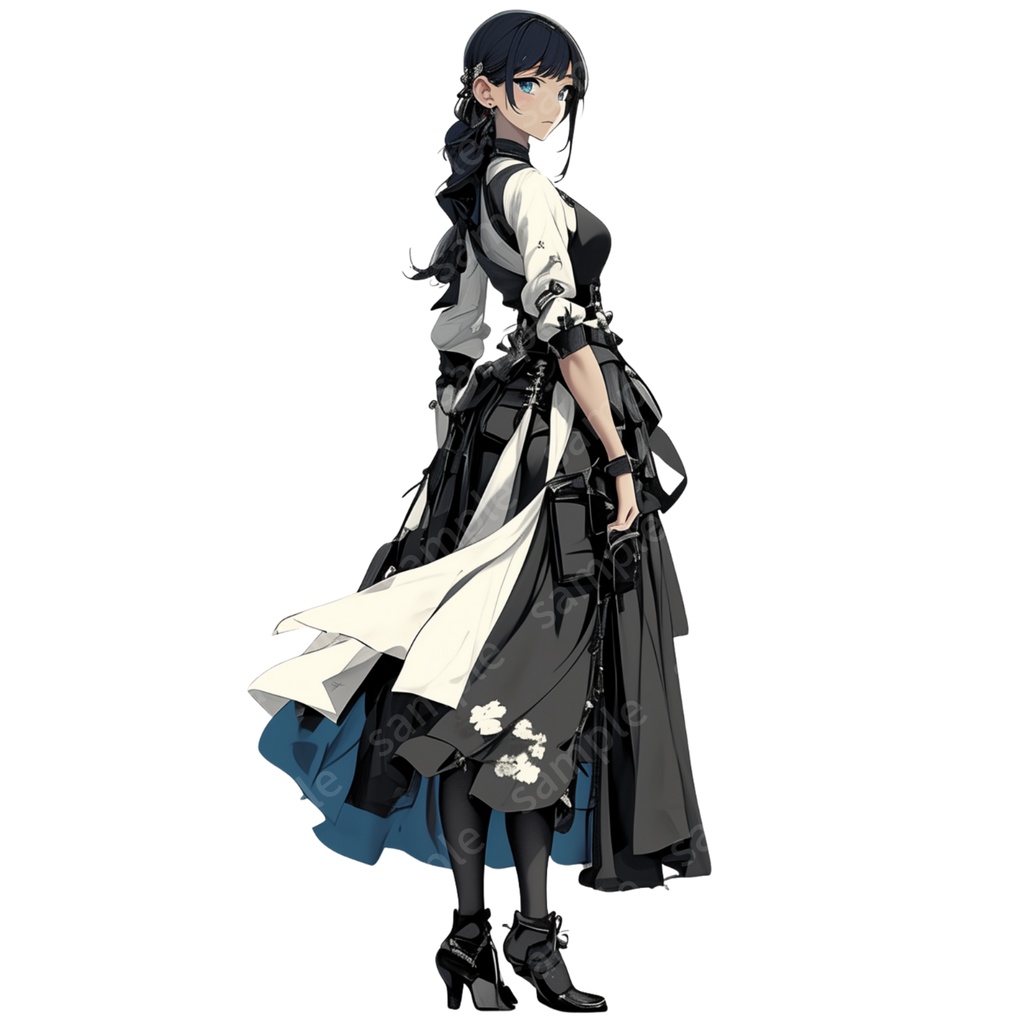 立ち絵素材 3枚セット 女の子