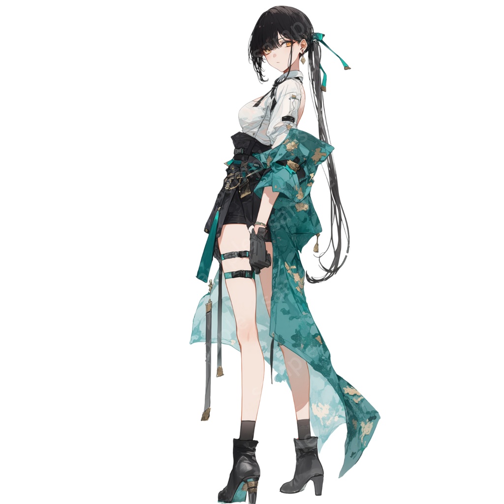 立ち絵素材 3枚セット 女の子