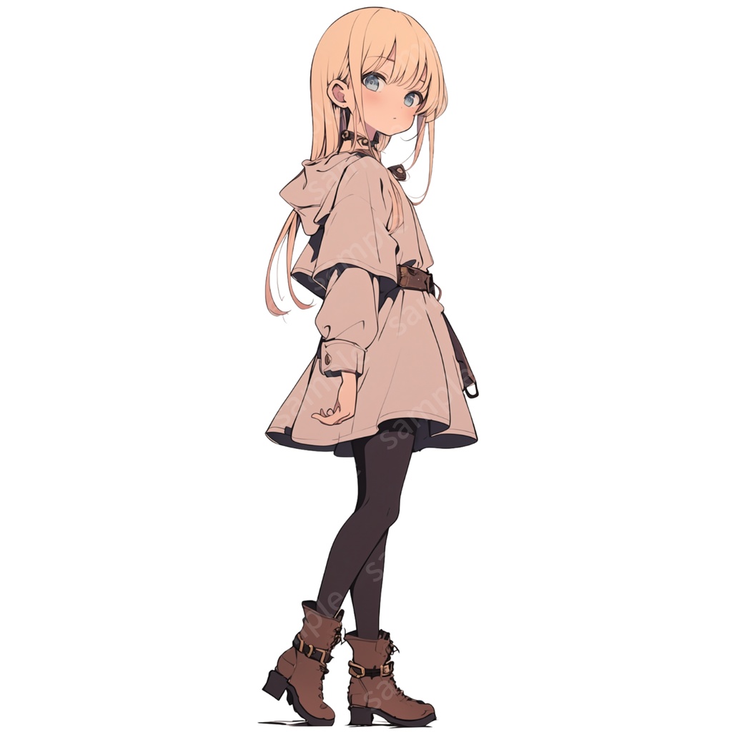 立ち絵素材 3枚セット 女の子