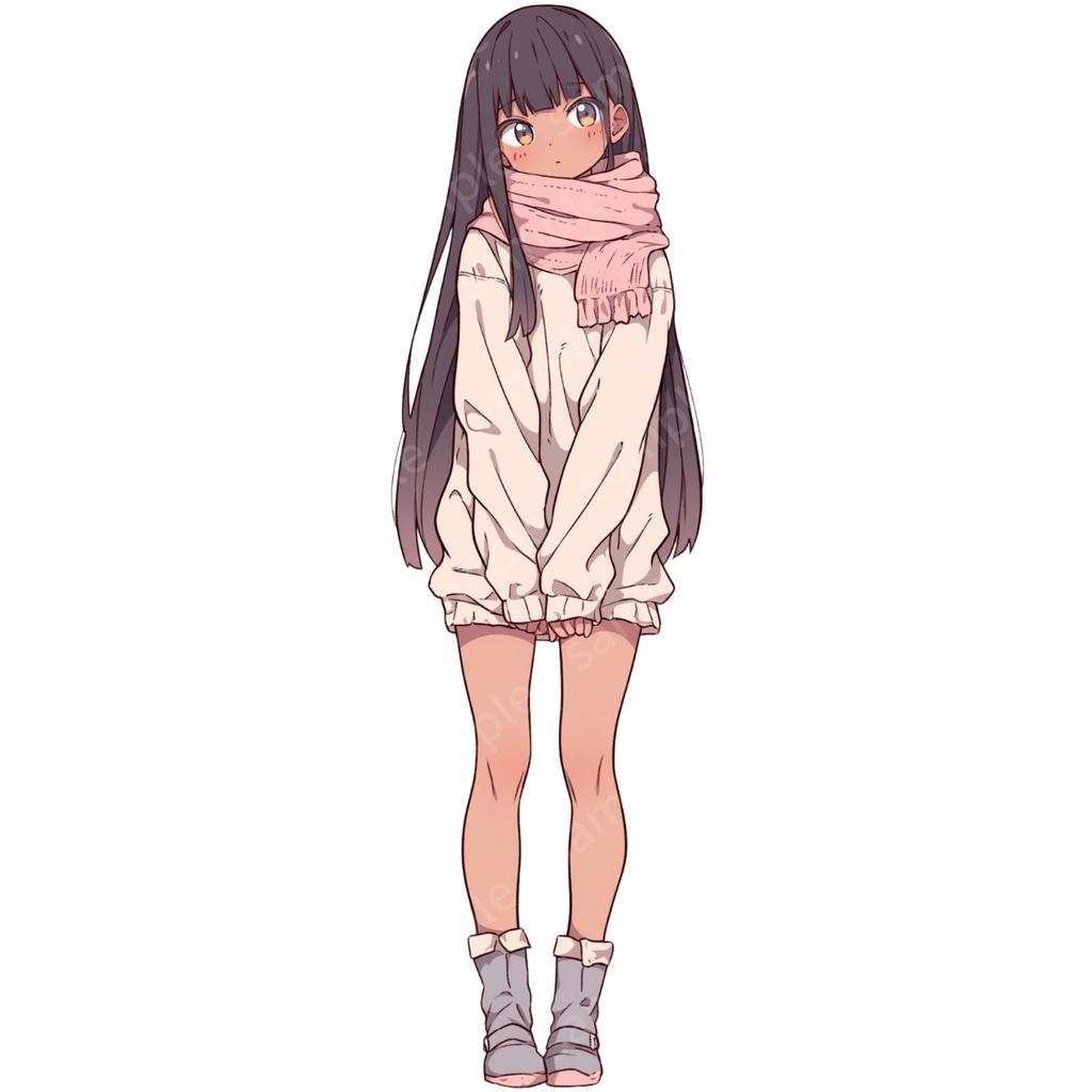 立ち絵素材 3枚セット 女の子