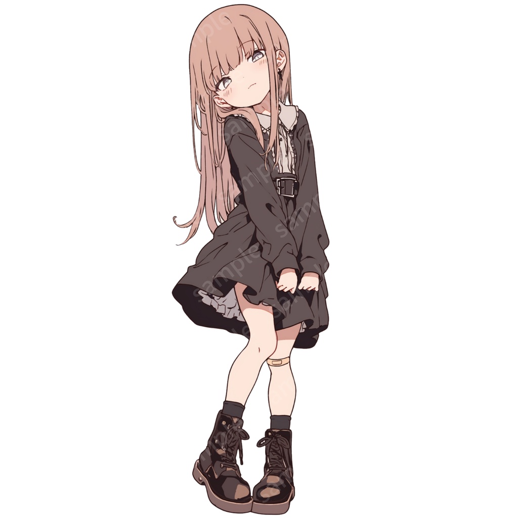 立ち絵素材 3枚セット 女の子