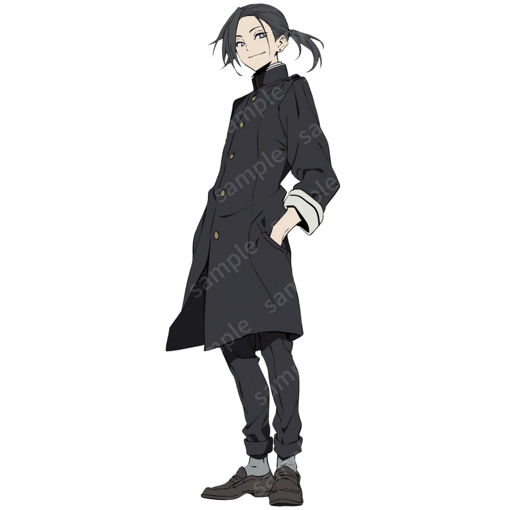 立ち絵素材 3枚セット 男の子 学生服