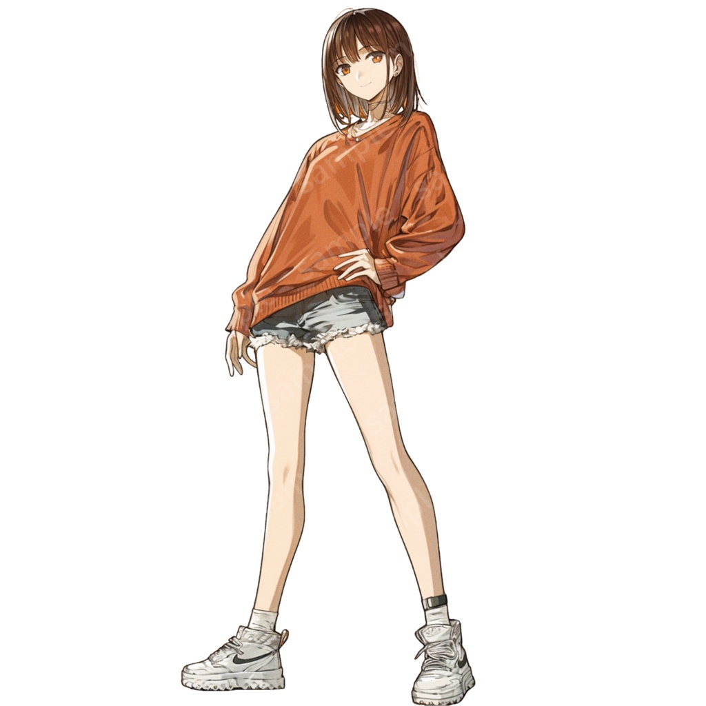 立ち絵素材 3枚セット 女の子