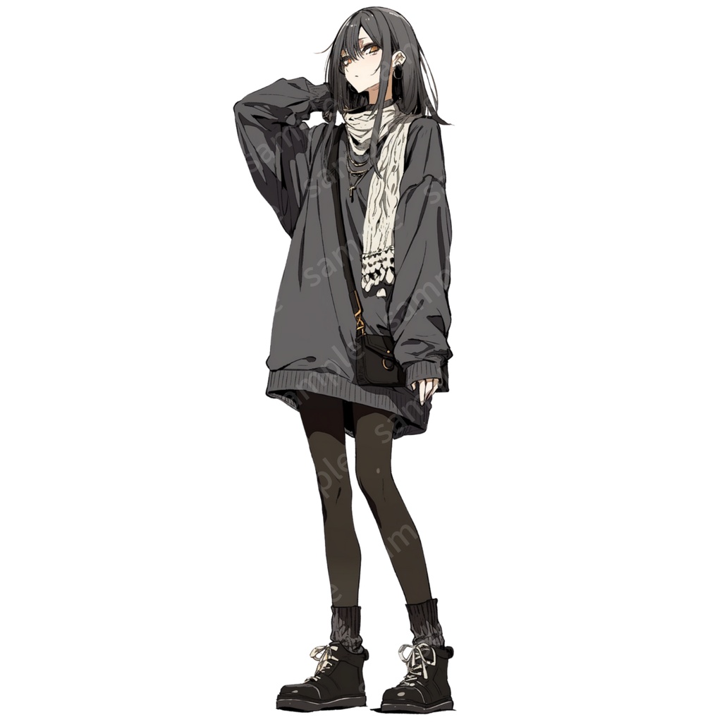 立ち絵素材 3枚セット 女の子