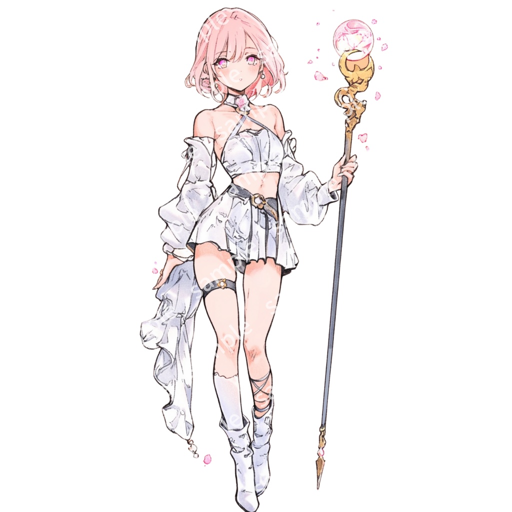 立ち絵素材 魔法少女 3人セット