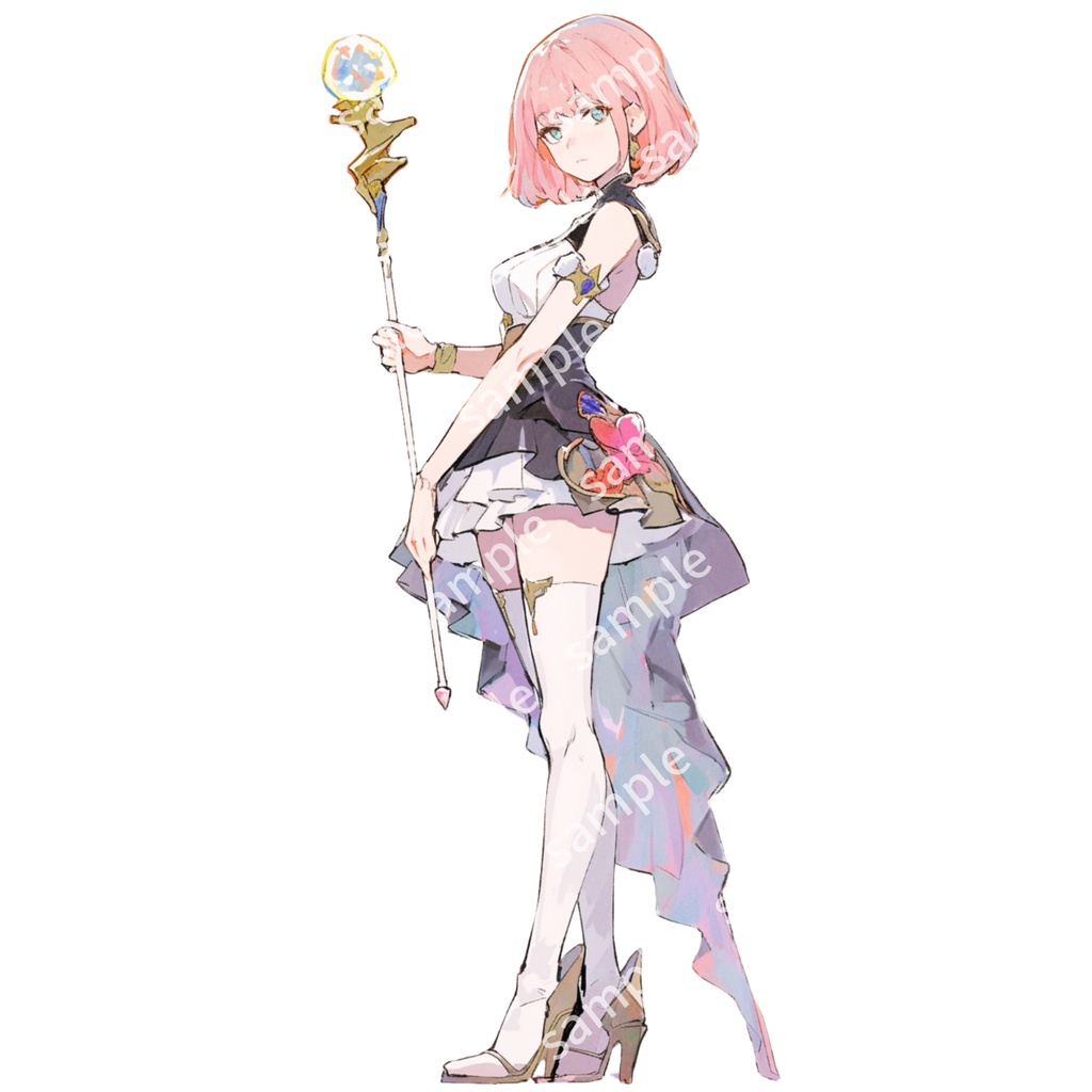 立ち絵素材 魔法少女 3人セット