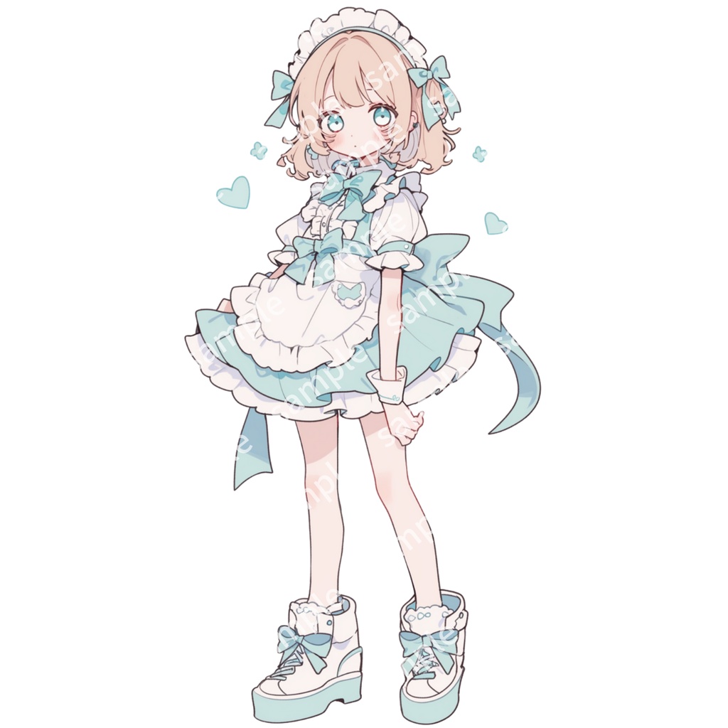 立ち絵素材 3人セット 女の子