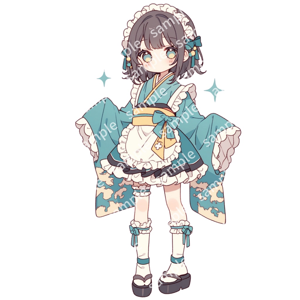 立ち絵素材 3人セット 女の子