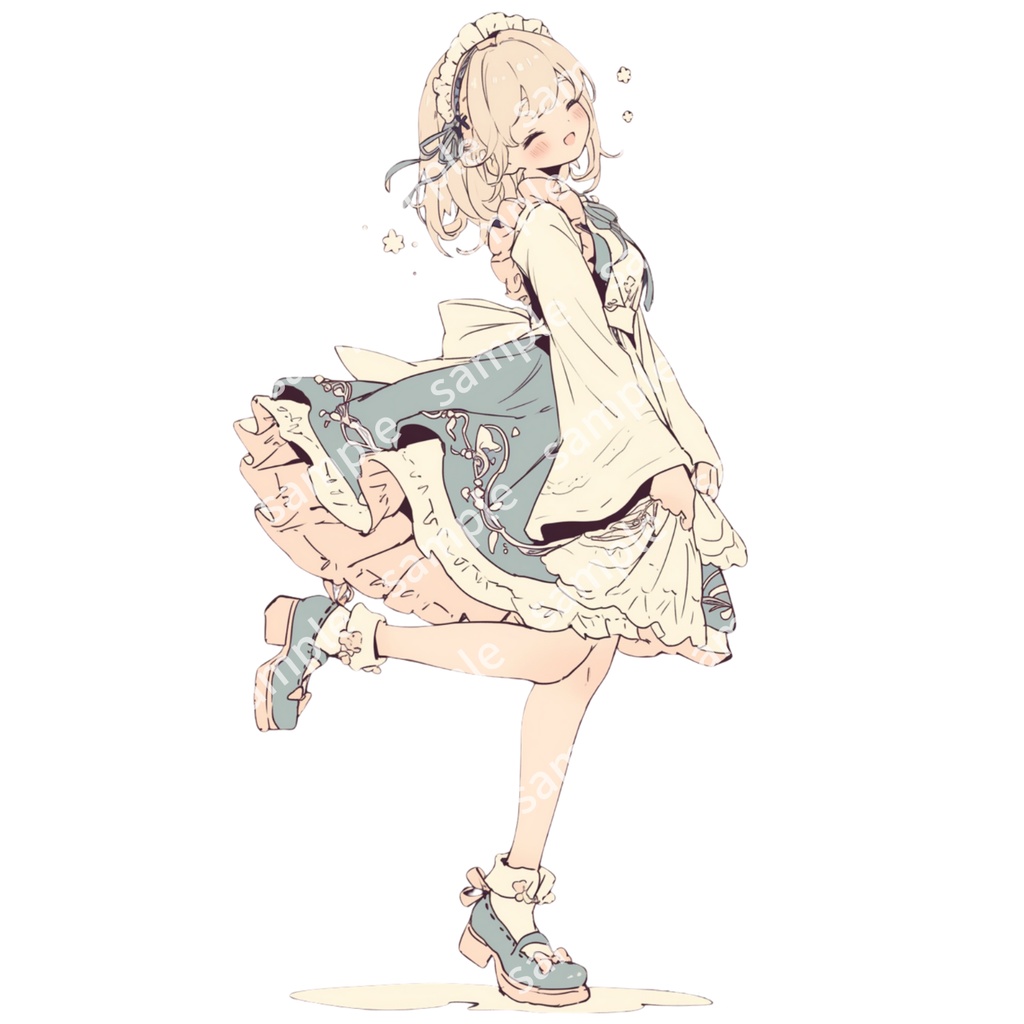 立ち絵素材 3人セット 女の子