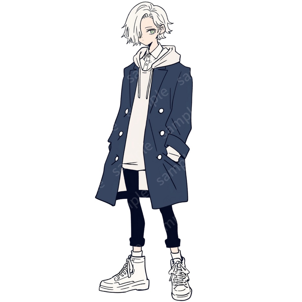 【立ち絵_001】私服の男の子