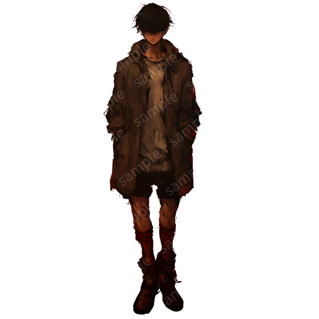 【立ち絵_002】私服の男の子