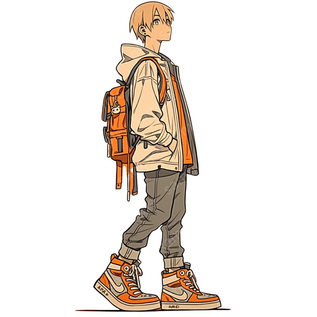 【立ち絵_003】私服の男の子