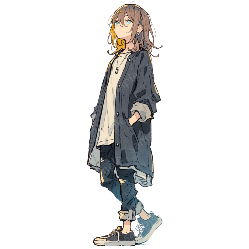 【立ち絵_004】私服の男の子