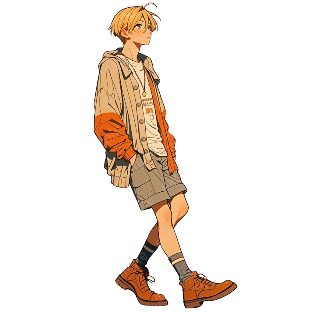 【立ち絵_004】私服の男の子