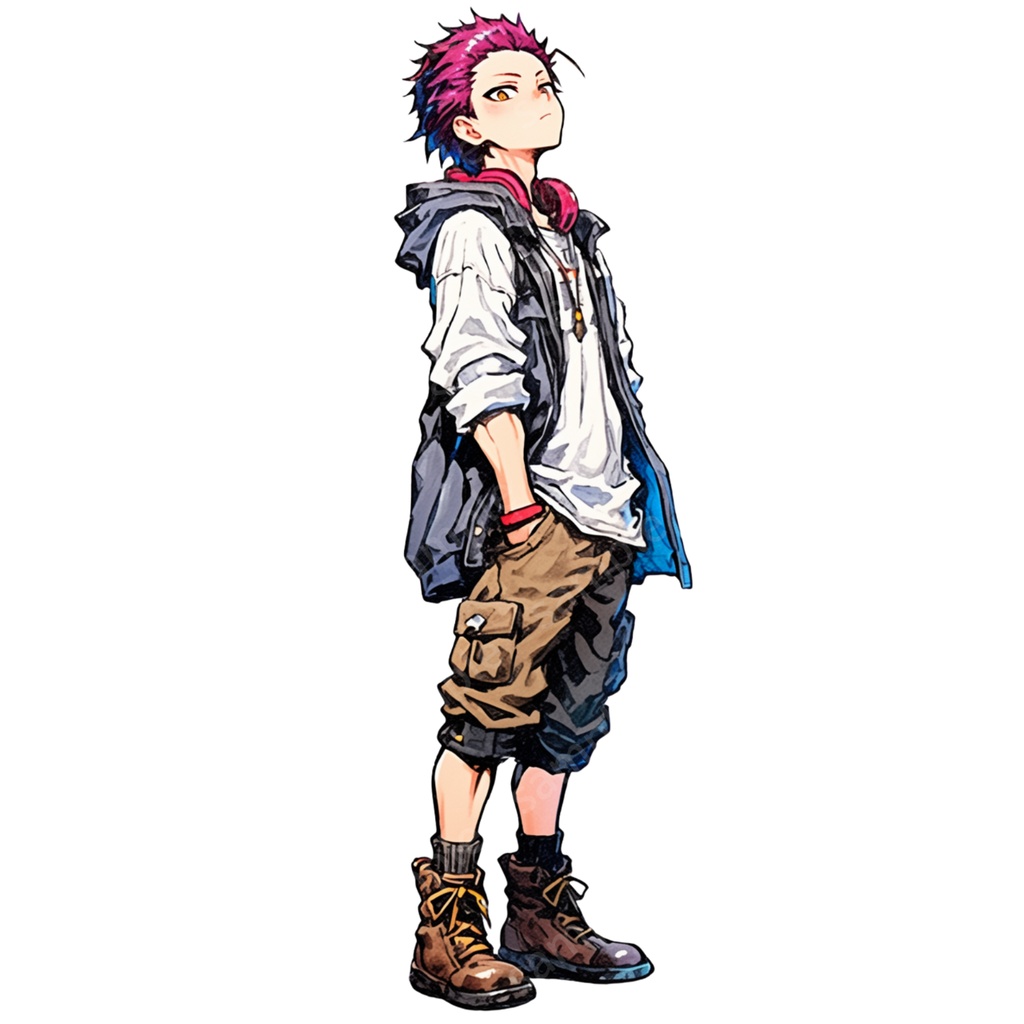 【立ち絵_004】私服の男の子