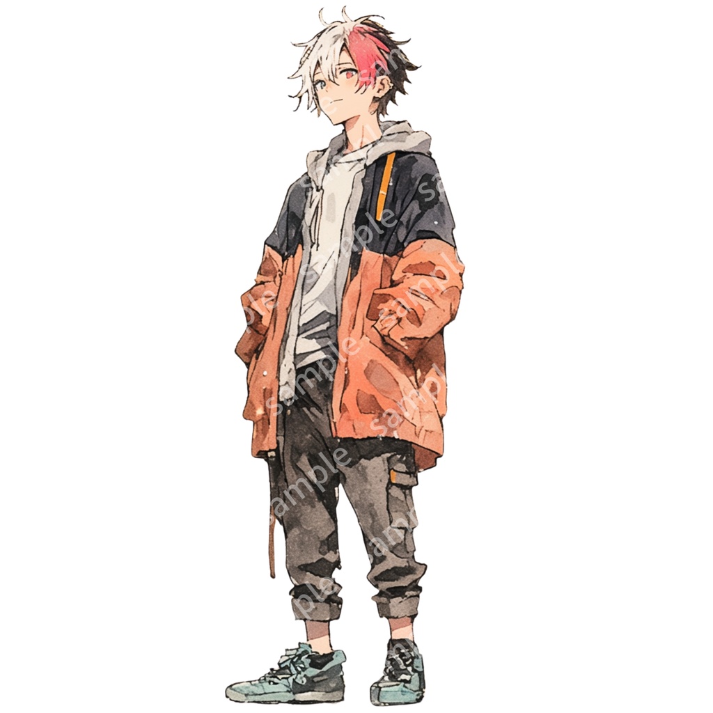 【立ち絵_005】私服の男の子