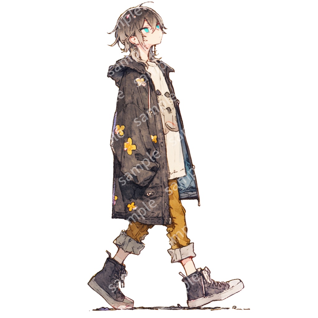 【立ち絵_005】私服の男の子