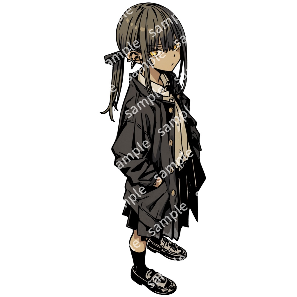 【立ち絵_008】私服の女の子 3人