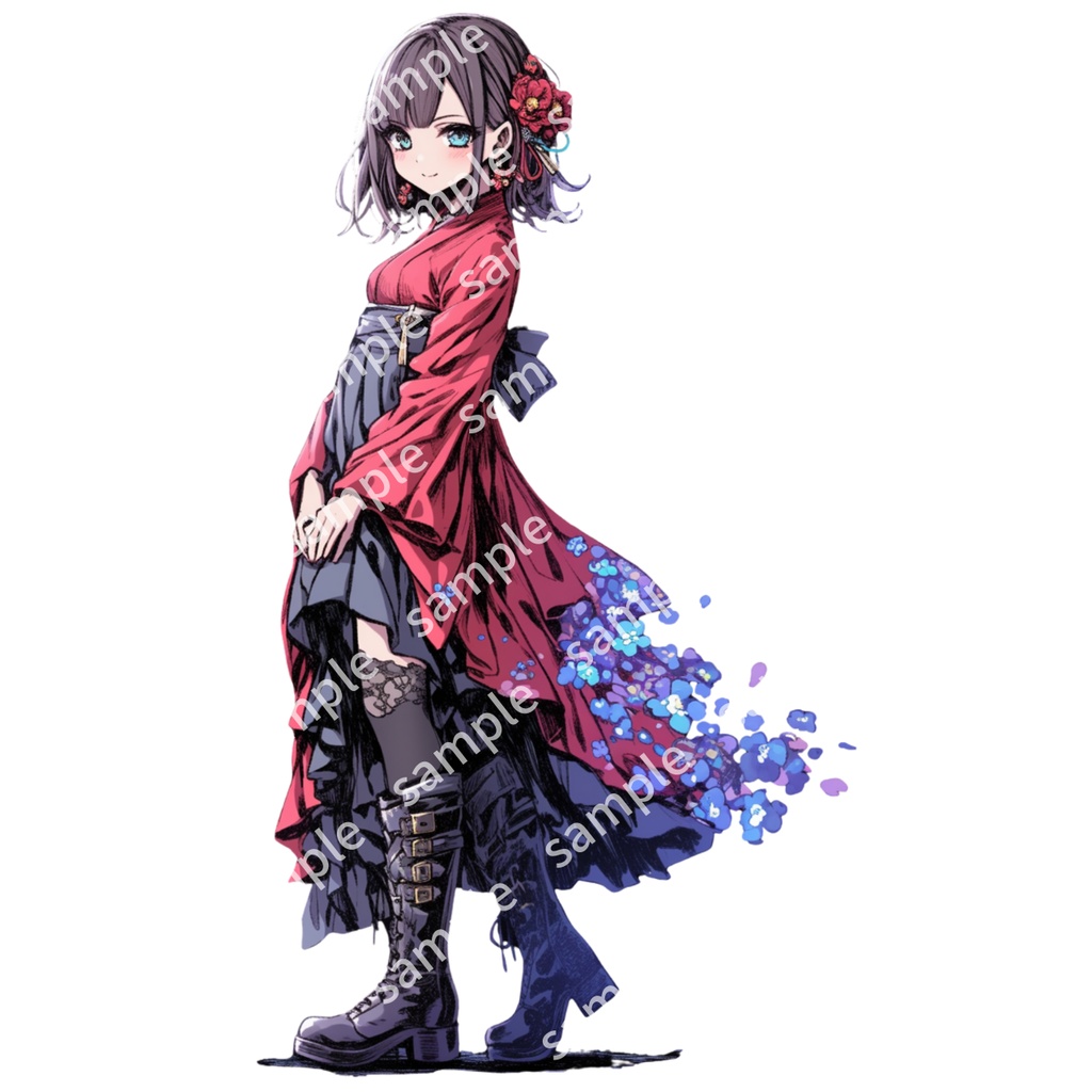 【立ち絵_009】私服の女の子 3人