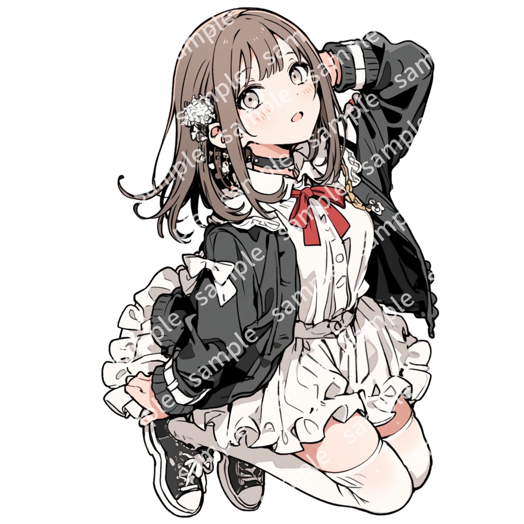 【立ち絵_012】私服の女の子 3人