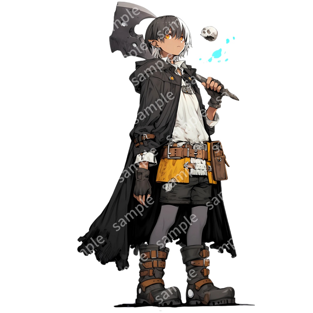 【D&D対応】【立ち絵_017】ファンタジー 男の子 3人