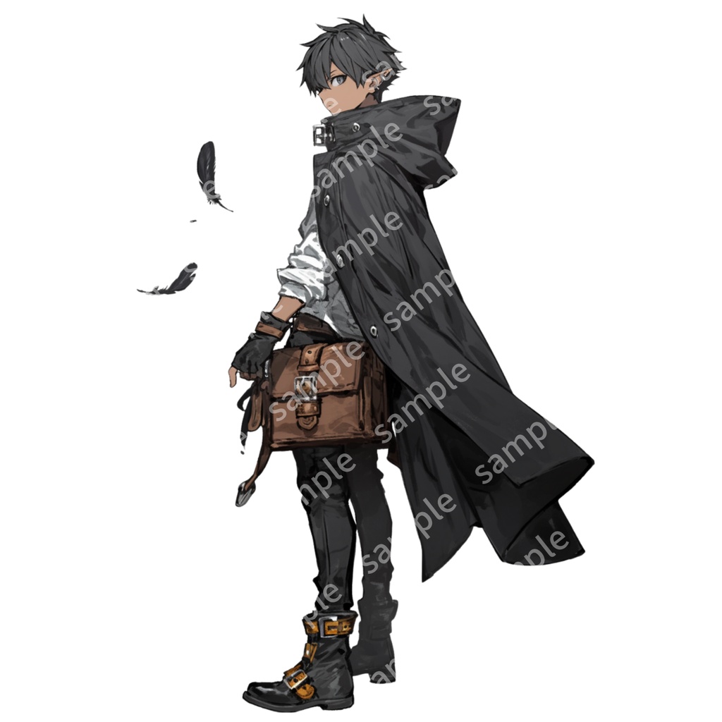 【D&D対応】【立ち絵_017】ファンタジー 男の子 3人