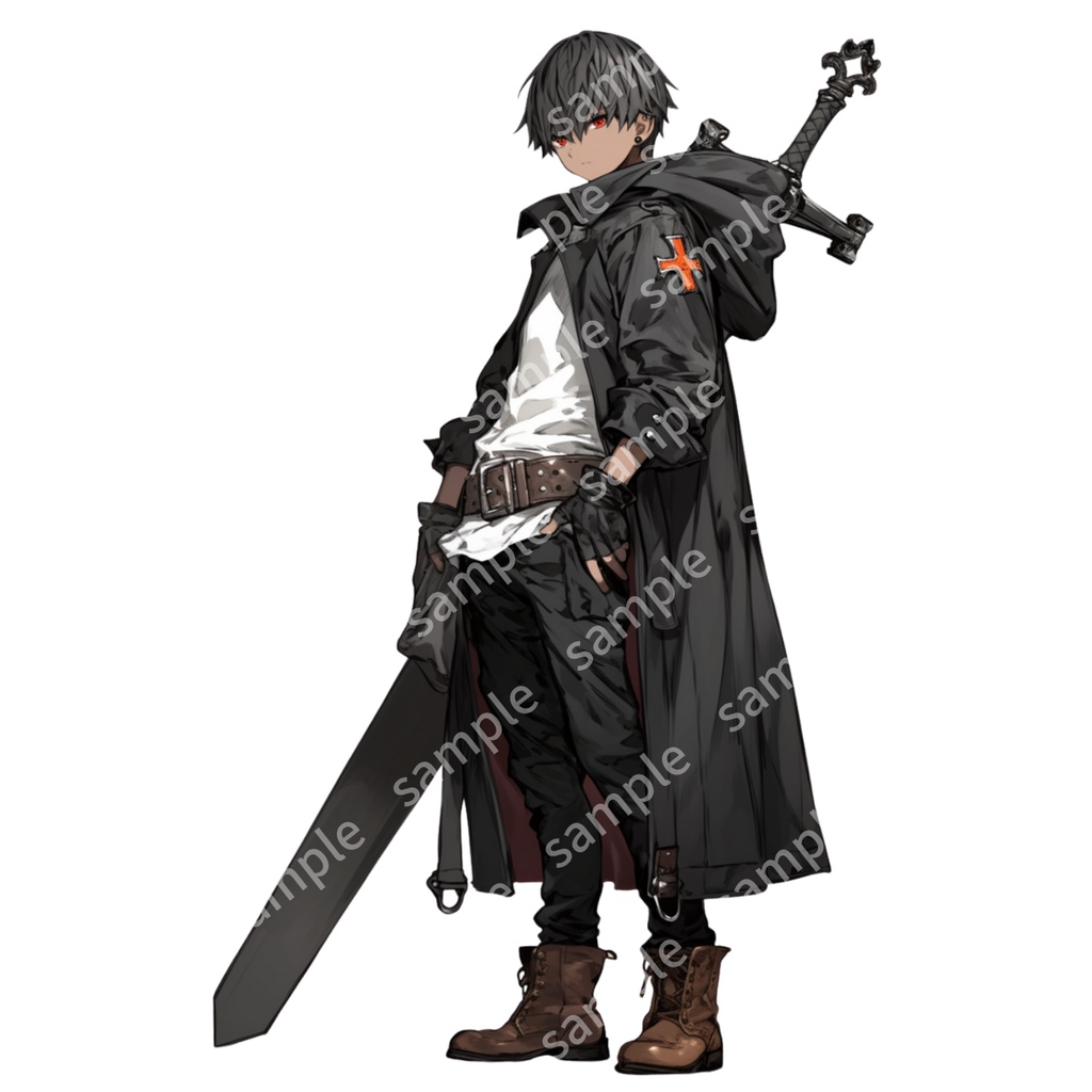 【D&D対応】【立ち絵_017】ファンタジー 男の子 3人