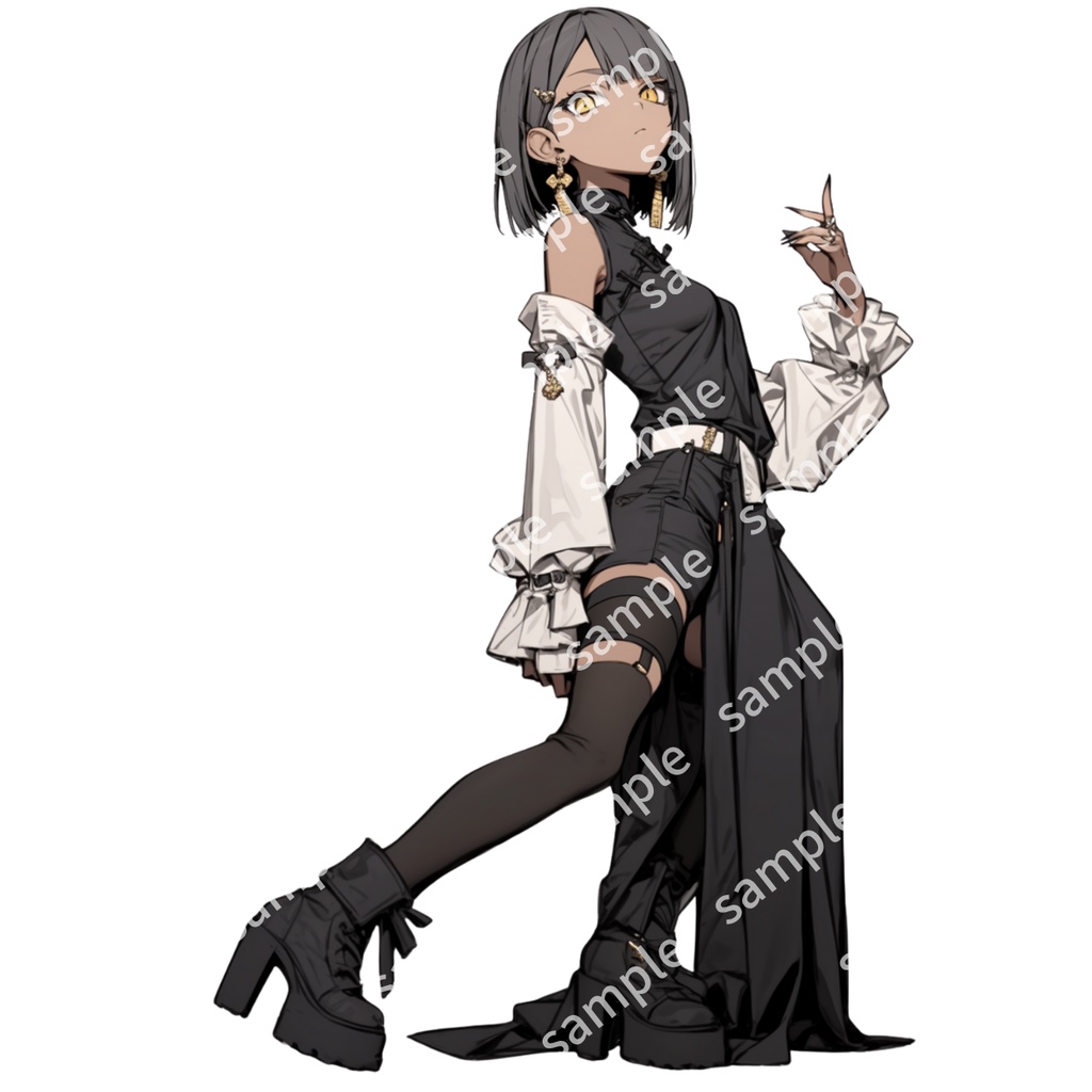 【立ち絵_024】チャイナ服 女の子 3人