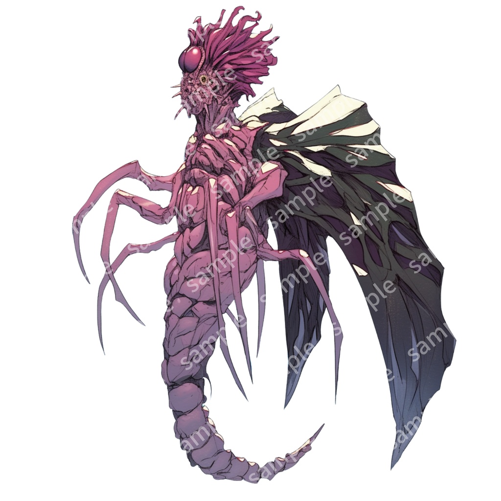 【モンスター_立ち絵002】ミ=ゴ