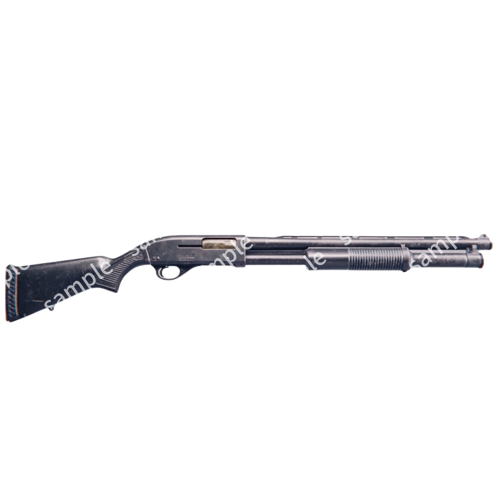 【これは使えるシリーズ】 ショットガン 3枚 TRPG アイテム素材【アイテムイラスト_002】