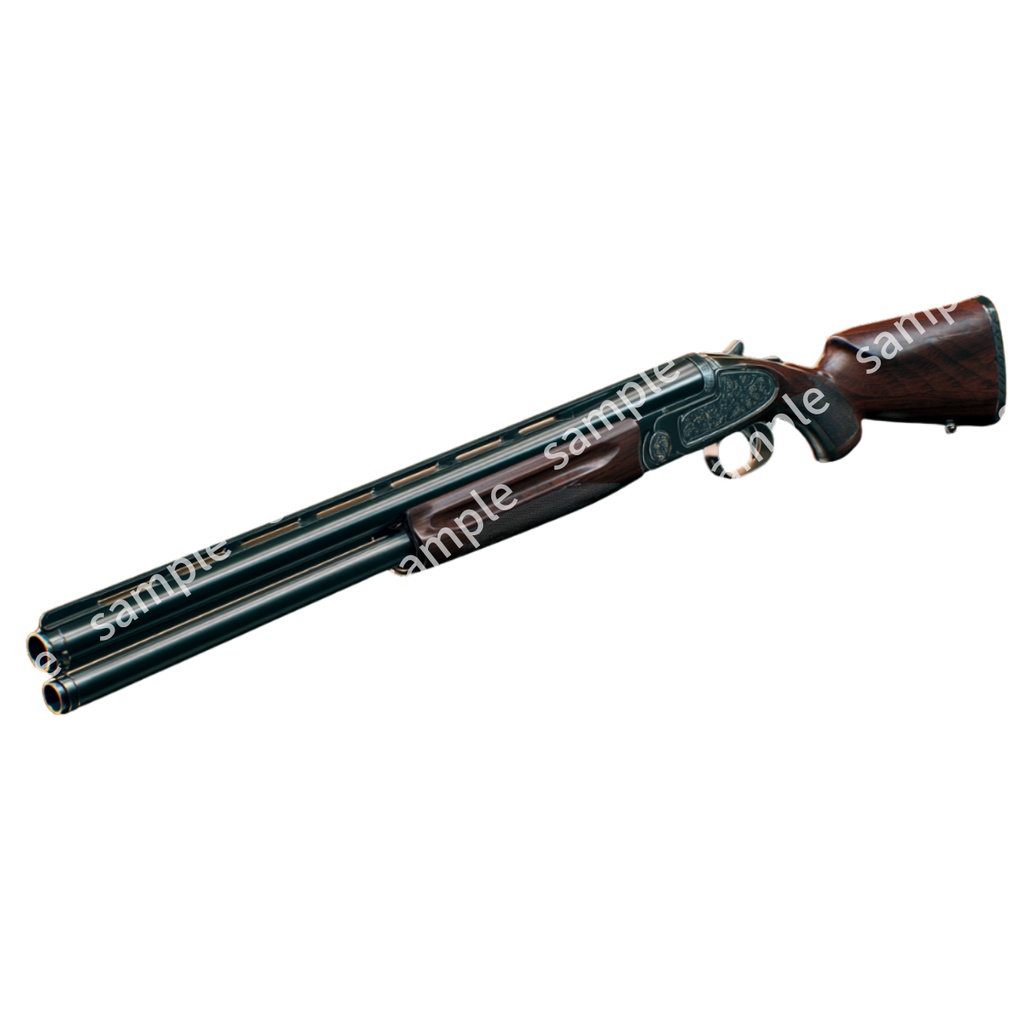 【これは使えるシリーズ】 ショットガン 3枚 TRPG アイテム素材【アイテムイラスト_002】