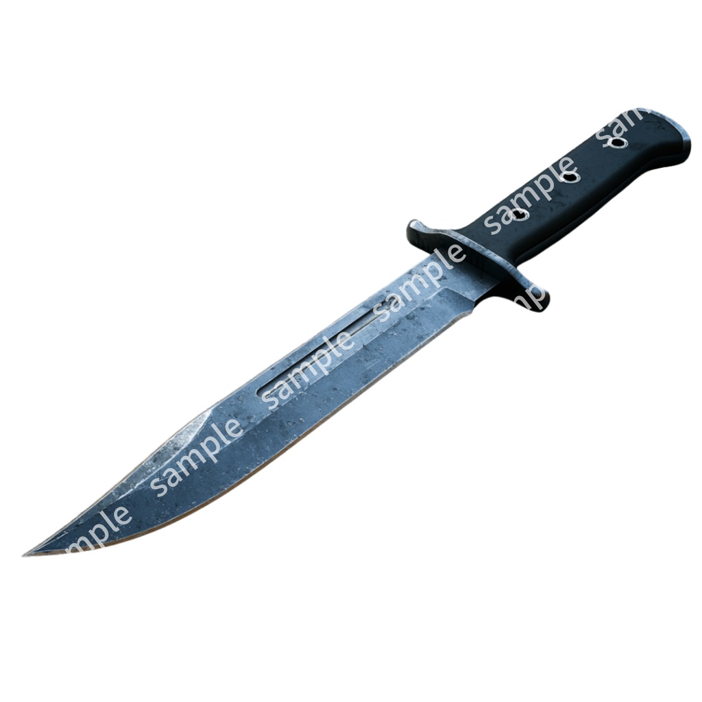 【これは使えるシリーズ】 ナイフ・ダガー 血液有り無し 4枚 TRPG アイテム素材【アイテムイラスト_006】