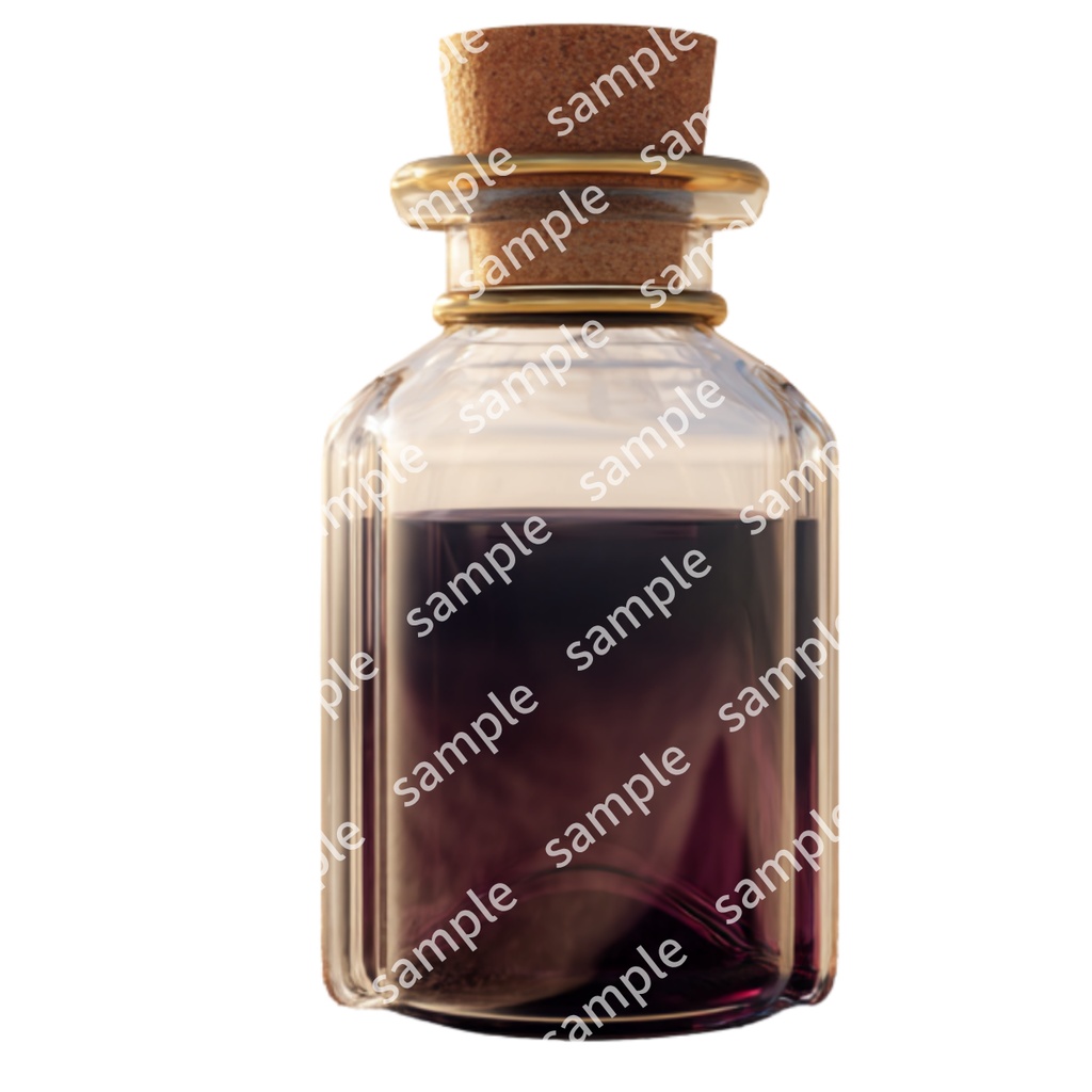 【これは使えるシリーズ】魔法瓶 ポーション 8枚 TRPG アイテム素材【アイテムイラスト_007】