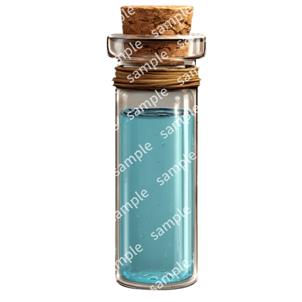 【これは使えるシリーズ】魔法瓶 ポーション 8枚 TRPG アイテム素材【アイテムイラスト_007】