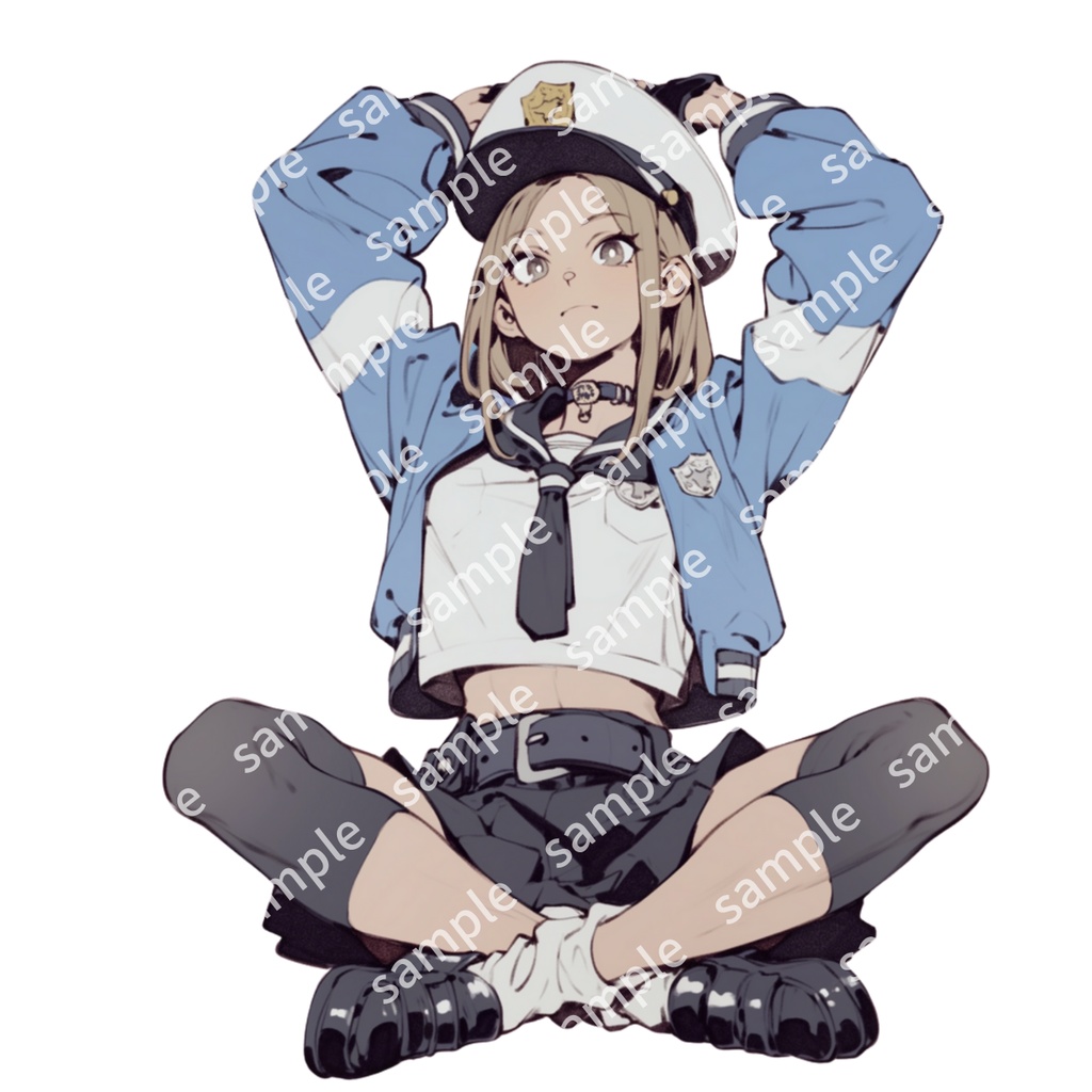 【立ち絵_035】制服 女の子 2人