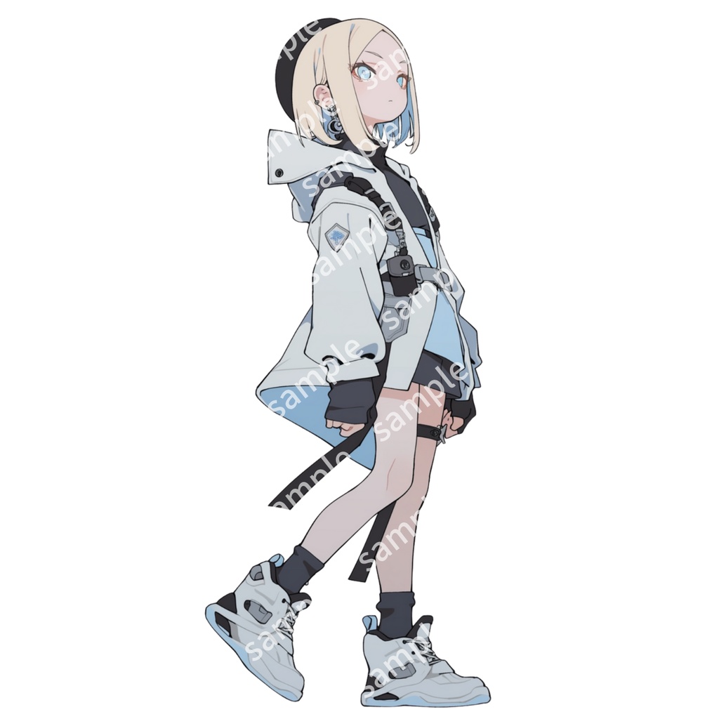 【立ち絵_036】制服 女の子 2人