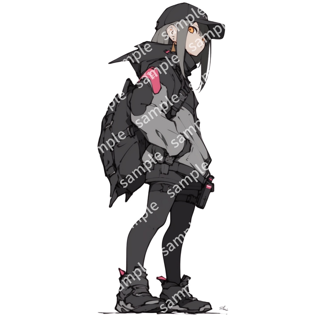 【立ち絵_043】私服 女の子 2人