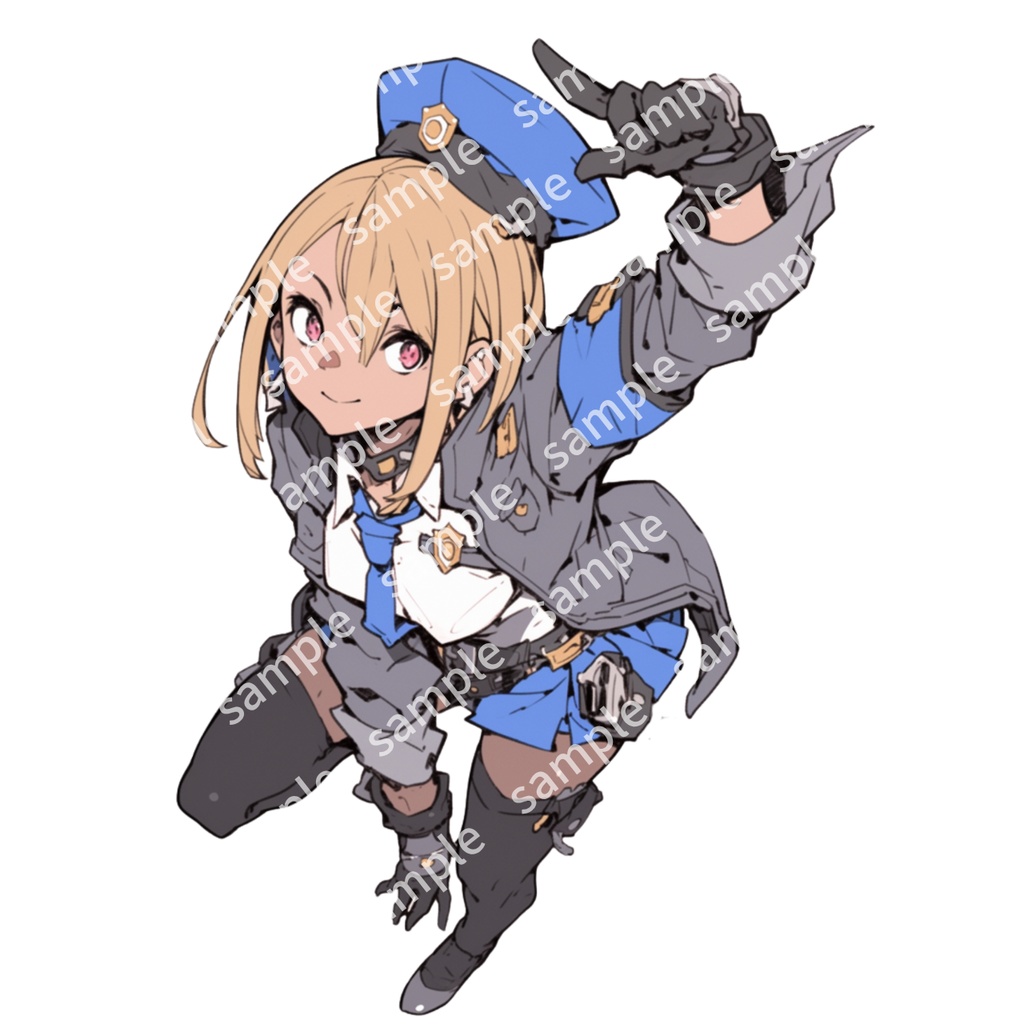 【立ち絵_045】警察 女の子 2人