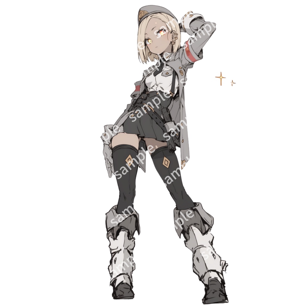 【立ち絵_046】警察 女の子 2人