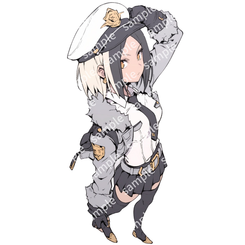 【立ち絵_046】警察 女の子 2人