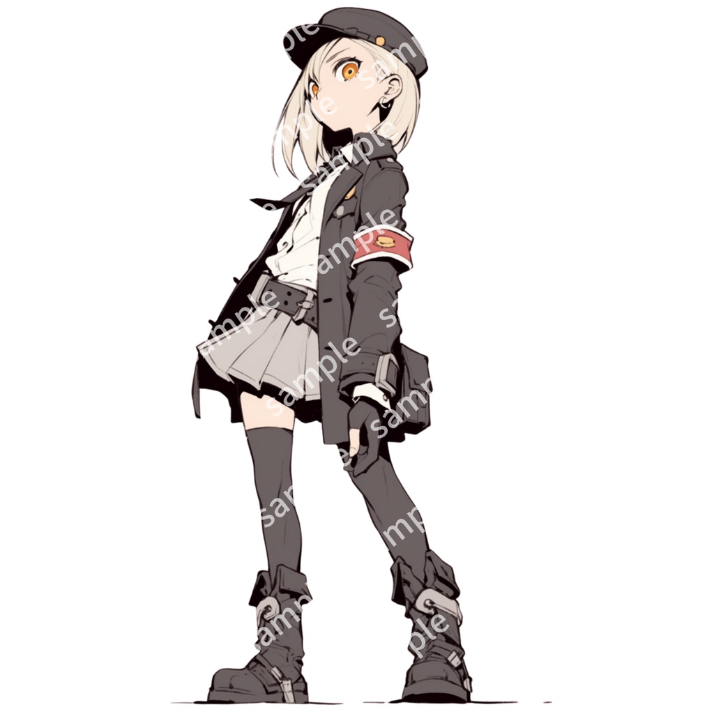 【立ち絵_047】警察 女の子 2人