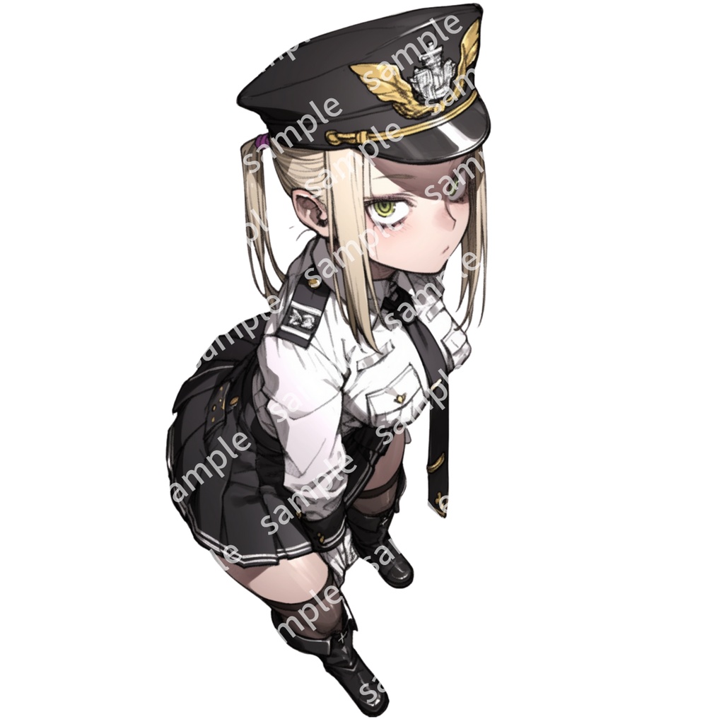 【立ち絵_047】警察 女の子 2人