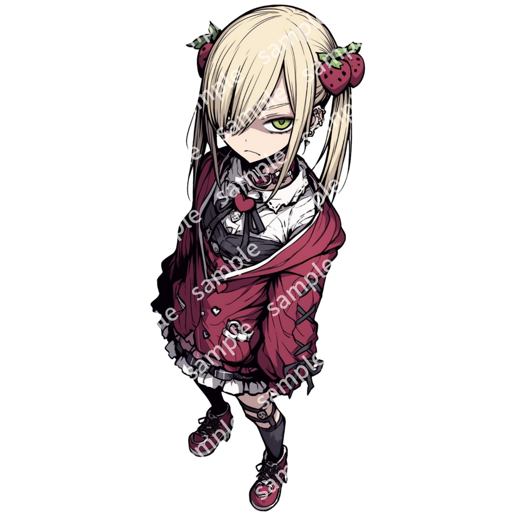 【立ち絵_048】私服 女の子 2人