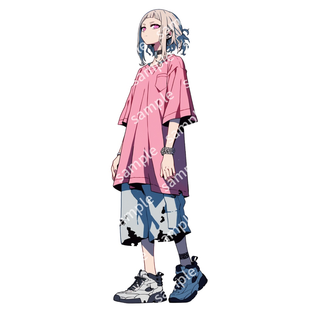 【立ち絵_053】私服 男の子 2人