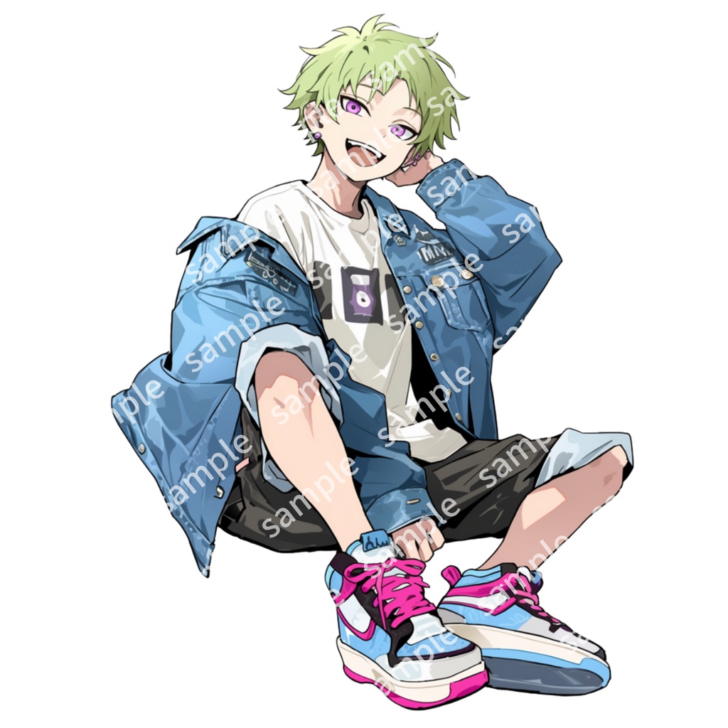 【立ち絵_060】私服 男の子 3人