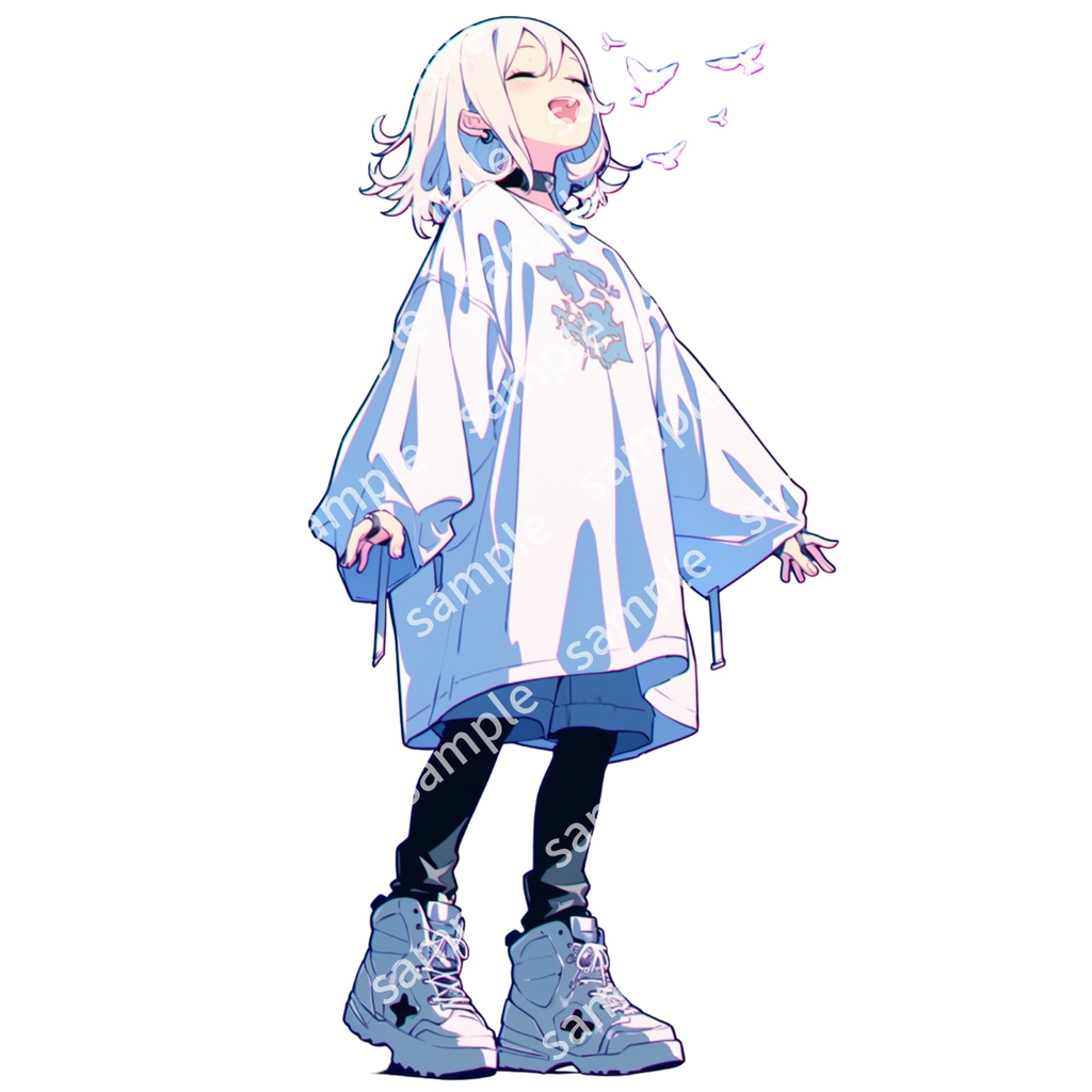 【立ち絵_063】私服・制服の女の子