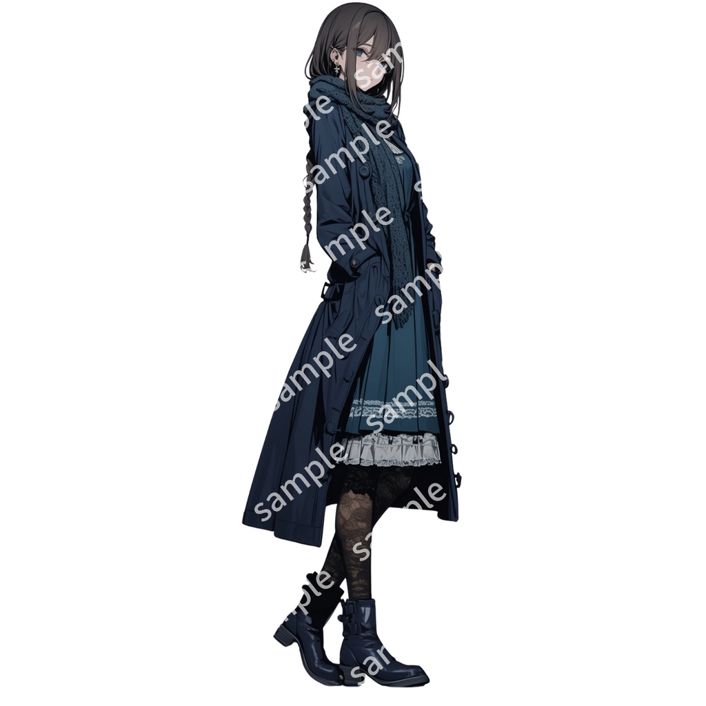 【立ち絵_064】私服の女の子