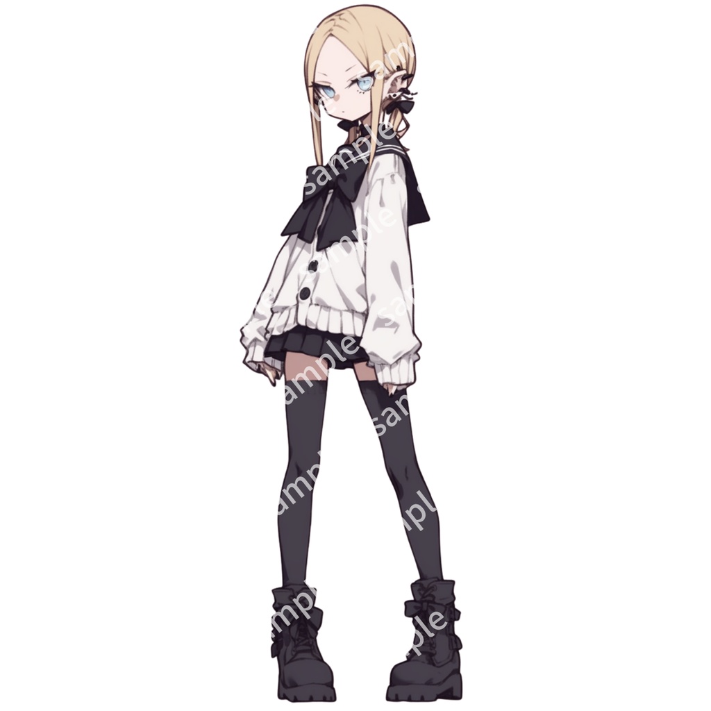 【立ち絵_065】私服の女の子