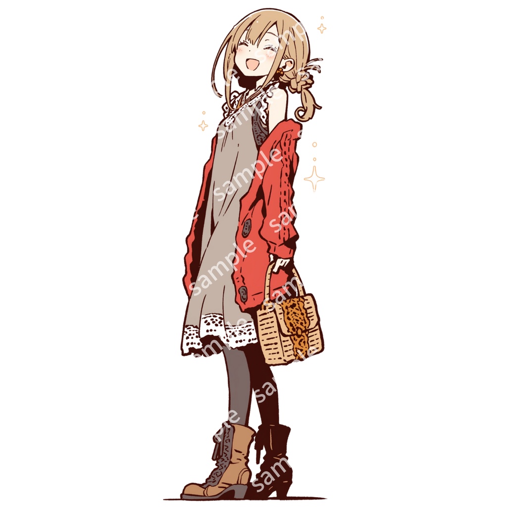 【立ち絵_065】私服の女の子